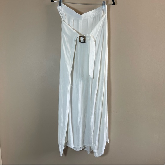 Soft Surroundings White Wrap Maxi Skirt - Picture 1 of 8